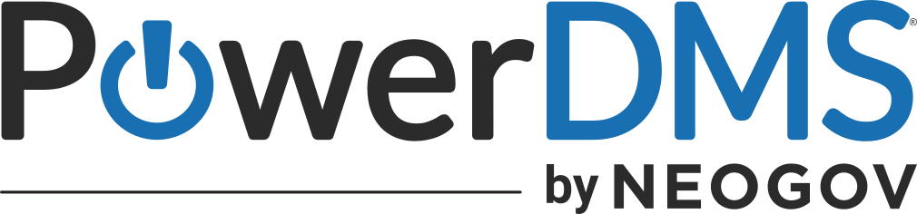 PowerDMS by Neogov logo.